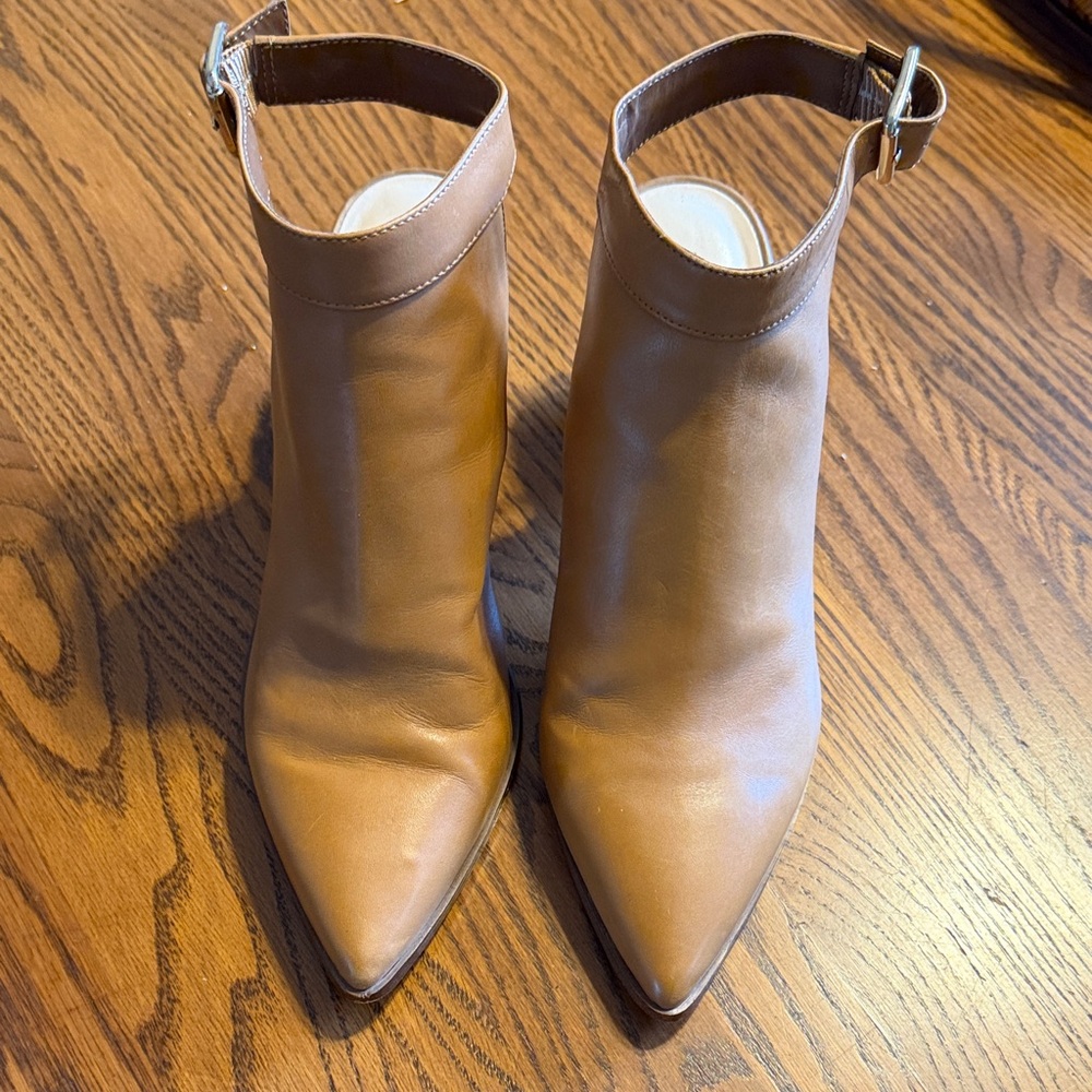 Nine West Tan Heeled Boots